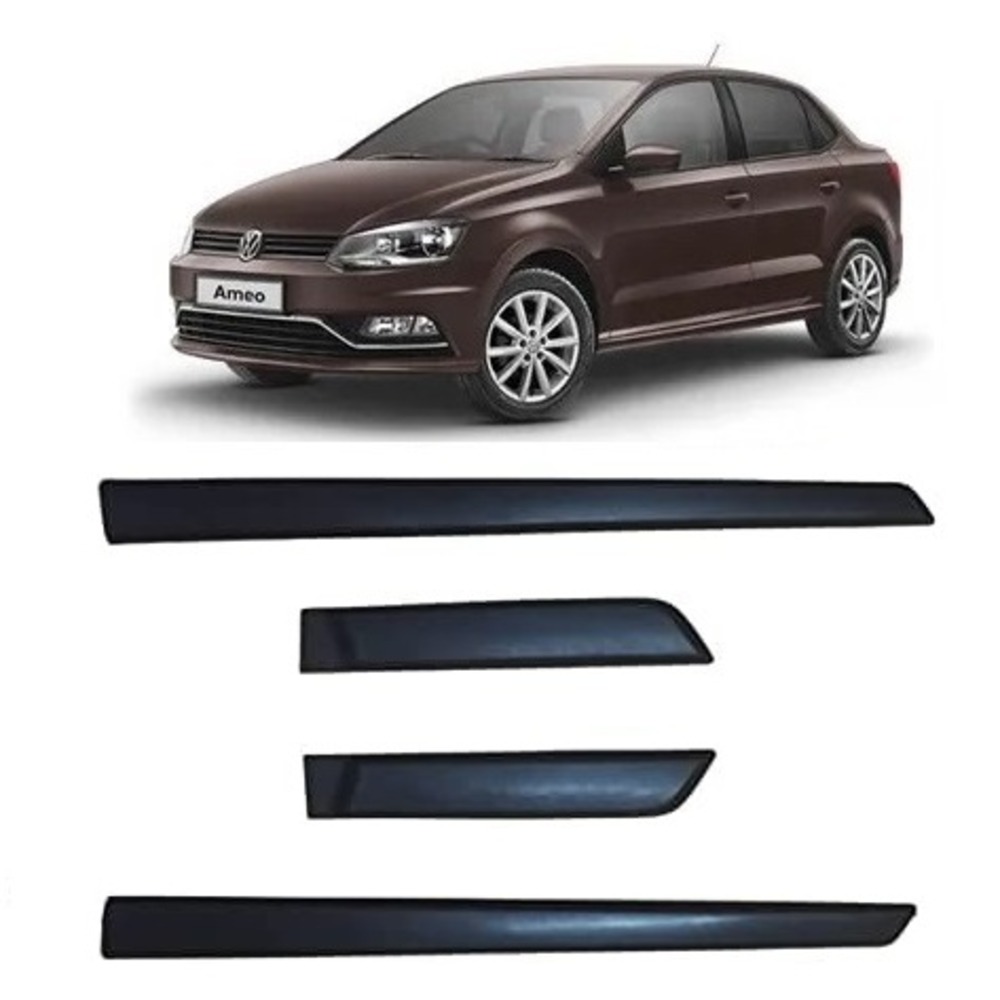Side Door Beading Door Protector Accessories for Ameo Black